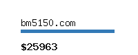 bm5150.com Website value calculator