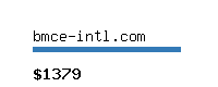 bmce-intl.com Website value calculator