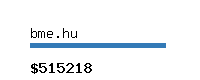 bme.hu Website value calculator