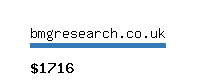 bmgresearch.co.uk Website value calculator