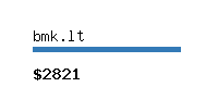 bmk.lt Website value calculator