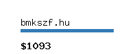 bmkszf.hu Website value calculator