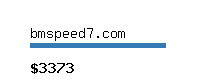 bmspeed7.com Website value calculator