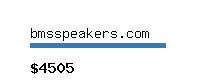 bmsspeakers.com Website value calculator