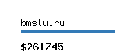 bmstu.ru Website value calculator