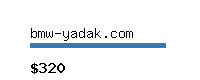 bmw-yadak.com Website value calculator