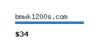 bmwk1200s.com Website value calculator