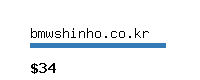 bmwshinho.co.kr Website value calculator