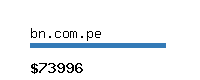 bn.com.pe Website value calculator