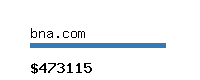 bna.com Website value calculator