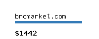 bncmarket.com Website value calculator