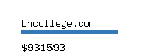 bncollege.com Website value calculator