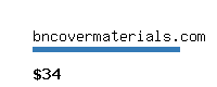 bncovermaterials.com Website value calculator