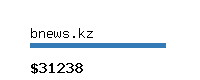 bnews.kz Website value calculator