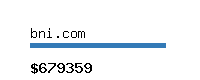 bni.com Website value calculator