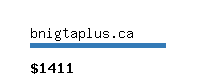 bnigtaplus.ca Website value calculator