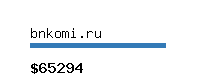 bnkomi.ru Website value calculator