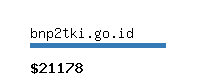 bnp2tki.go.id Website value calculator