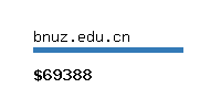 bnuz.edu.cn Website value calculator