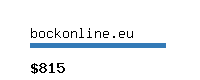 bockonline.eu Website value calculator