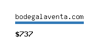 bodegalaventa.com Website value calculator