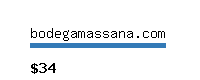 bodegamassana.com Website value calculator