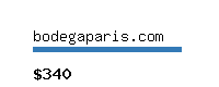 bodegaparis.com Website value calculator