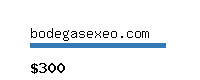 bodegasexeo.com Website value calculator