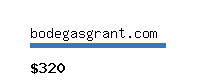 bodegasgrant.com Website value calculator