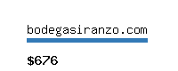bodegasiranzo.com Website value calculator
