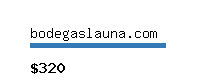 bodegaslauna.com Website value calculator