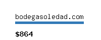 bodegasoledad.com Website value calculator