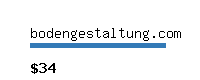 bodengestaltung.com Website value calculator