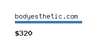 bodyesthetic.com Website value calculator