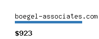 boegel-associates.com Website value calculator