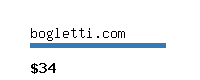 bogletti.com Website value calculator