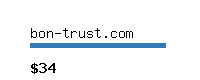 bon-trust.com Website value calculator