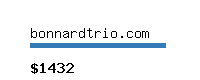 bonnardtrio.com Website value calculator