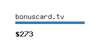 bonuscard.tv Website value calculator
