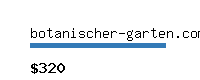 botanischer-garten.com Website value calculator