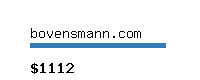 bovensmann.com Website value calculator
