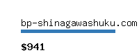 bp-shinagawashuku.com Website value calculator