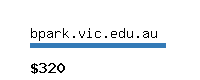 bpark.vic.edu.au Website value calculator