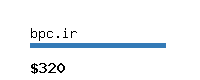 bpc.ir Website value calculator