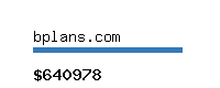 bplans.com Website value calculator