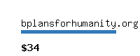 bplansforhumanity.org Website value calculator