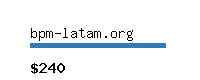 bpm-latam.org Website value calculator