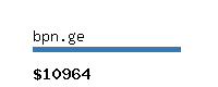 bpn.ge Website value calculator
