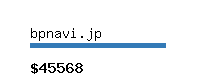 bpnavi.jp Website value calculator