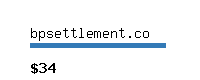 bpsettlement.co Website value calculator